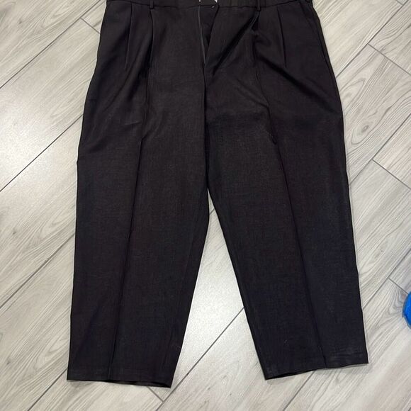 Perry Ellis Portfolio Black Professional Pleated Dress Shorts Size 42x30 - Picture 1 of 6